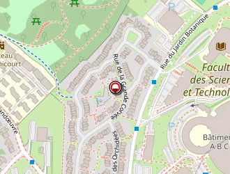 Carte de Lycée Polyvalent Hotellerie Biotechnologies Stanislas à Villers-lès-nancy