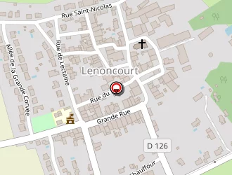 Carte de Ecole à Lenoncourt