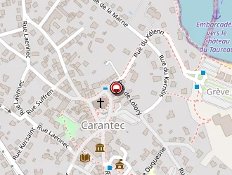 Carte de Groupama Assurances Et Banque à Carantec