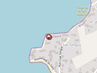 Carte de La Corniche à Brignogan-plage