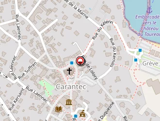 Carte de Brasset Martine à Carantec