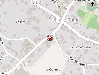 Carte de Marlier Installations à Mailly-le-camp