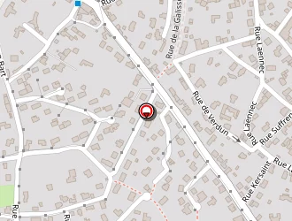 Carte de Supermarché Casino à Carantec