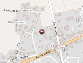 Carte de Bretagne Daniel à Plougoulm