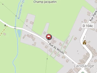 Carte de Folny Daniel à Landange