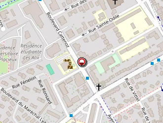 Carte de Collège Louis Armand à Nancy