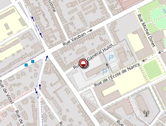 Carte de La Clinique Du Tapis à Nancy