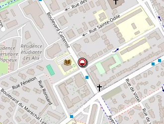 Carte de Chevalme André à Nancy