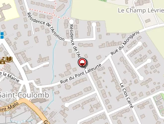 Carte de La Poste à Saint-coulomb