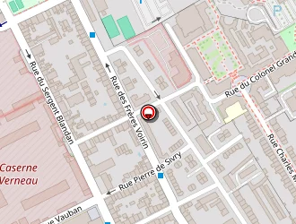 Carte de Hôtel Des Ventes Blandan à Nancy