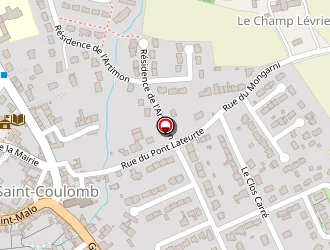 Carte de Presbytère à Saint-coulomb