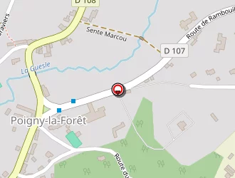 Carte de Commune De Poigny La Foret à Poigny-la-forêt