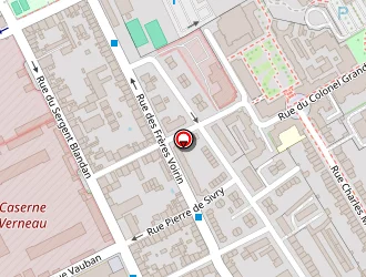 Carte de Le Jardin Des Thermes à Nancy