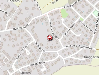 Carte de Ennesser Bernard à Kilstett