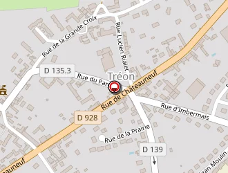 Carte de Drouet (earl) à Tréon