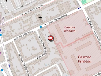 Carte de La Penderie à Nancy