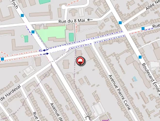 Carte de Exclusive Coiffure à Laxou