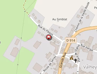 Carte de Ecole à Valhey