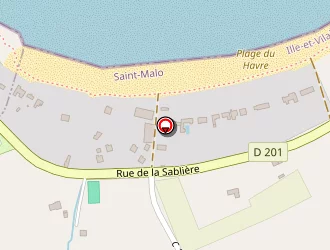 Carte de Ballot Xavier à Saint-coulomb