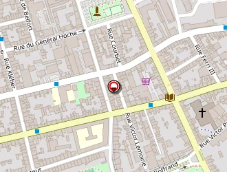 Carte de Acadia Résid'hôtel à Nancy