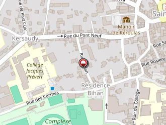 Carte de Centre Aquatique à Saint-pol-de-léon