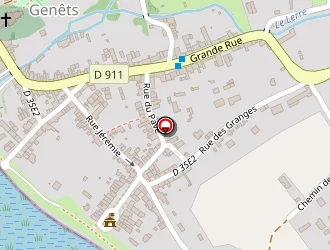 Carte de De Schuyter Anthare à Genêts