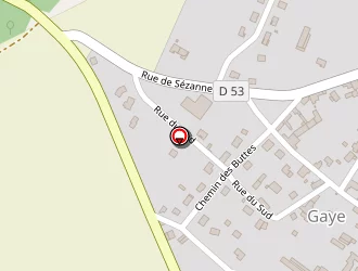 Carte de Christophe à Gaye