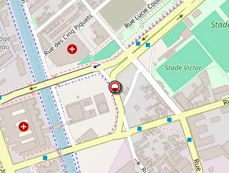 Carte de Dhl Freight France à Nancy