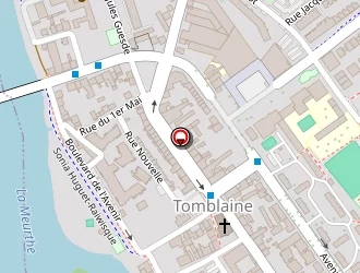 Carte de La Poste à Tomblaine