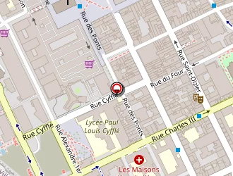 Carte de Babybottes Beverly à Nancy