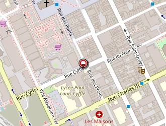 Carte de Renault Garage Saint-sébastien à Nancy