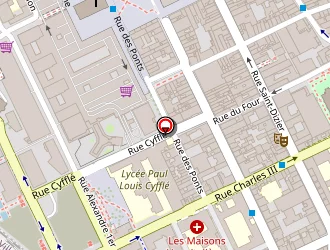 Carte de Naturhouse à Nancy