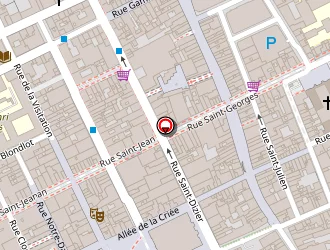 Carte de Melissa à Nancy