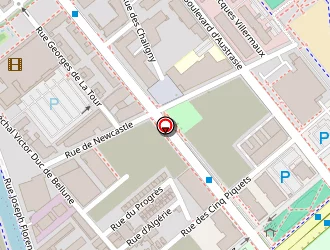 Carte de La Ram à Nancy