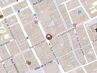 Carte de Daily Kicks à Nancy