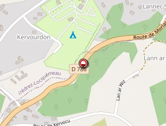 Carte de La Croix Rouge à Ploumilliau