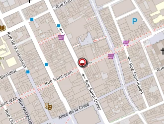 Carte de Les Bacchanales à Nancy