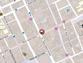 Carte de O'peres Peinards à Nancy