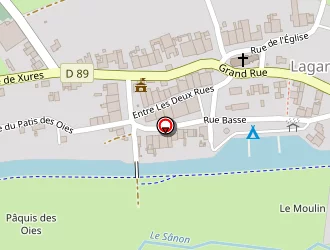 Carte de Pk 209 à Lagarde