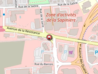 Carte de Cuisines Schmidt à Laxou