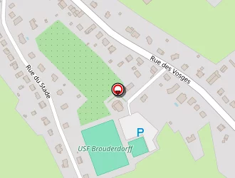 Carte de Stade Municipal à Brouderdorff