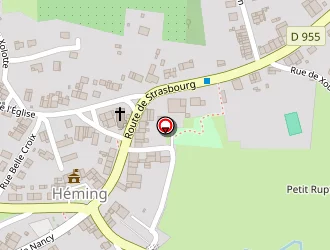 Carte de La Poste à Héming