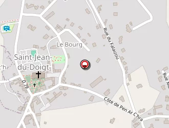 Carte de Ty Goudig à Saint-jean-du-doigt