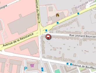 Carte de Bolognini Gérard à Nancy