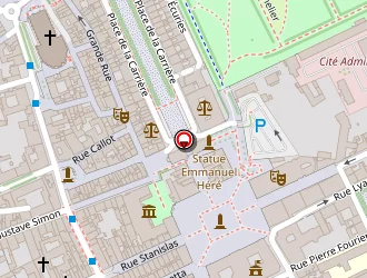 Carte de Léon Le Dragon à Nancy