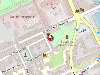 Carte de Catherine Bernard à Nancy