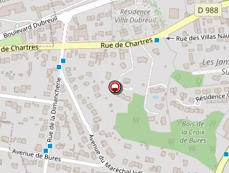 Carte de Les Charmilles à Orsay