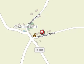 Carte de Besnard-crépin (earl) à Châtaincourt