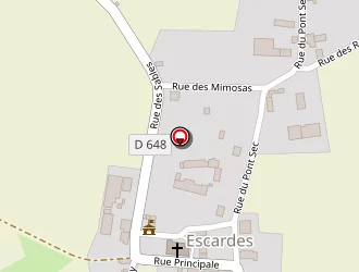 Carte de Paris Frederic à Escardes