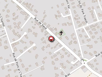 Carte de Camping Communal à Santec